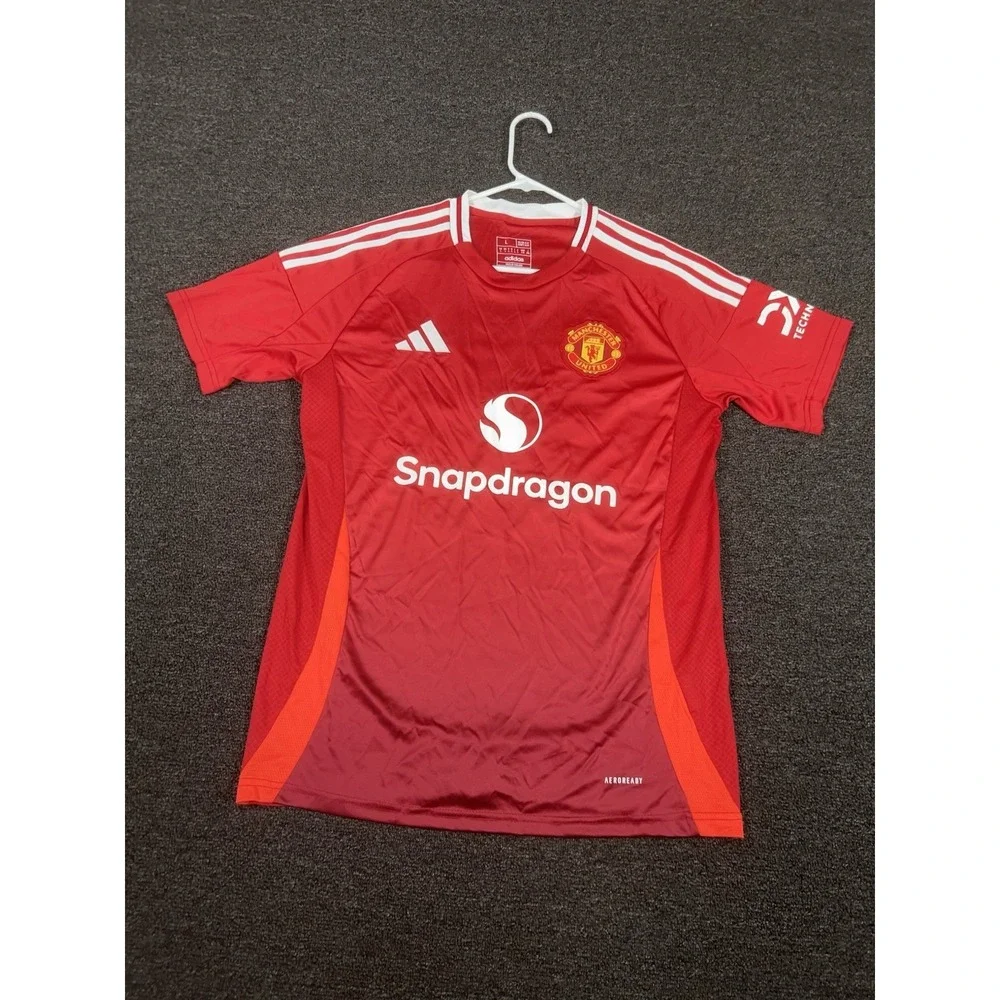Adidas Manchester United 2024/25 Home Soccer Jersey Shirt Mens Large Rashford